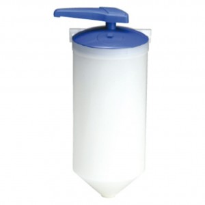 Dosificador pared jabón mecánicos gel/líquido plástico 2 l.