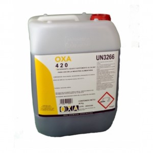 Detergente líquido alcalino Oxa-420 (gf. 28 kg.)