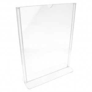 Porta papeles A4 vertical 21x29,7 cm. transparente