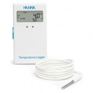 Registrador de temperatura c/pantalla (1 canal interno y externo) Hanna