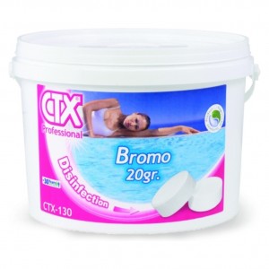 Tabletas desinfectante agua y piscina Brom CTX-130 (cb. 20 kg.)