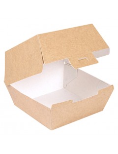 Caja hamburguesas carton...