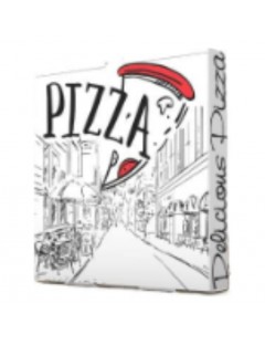 Caja pizza 40x40 cm.  (pq....