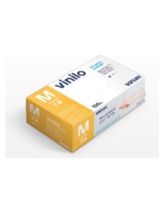 Guantes vinilo s/polvo t/l...