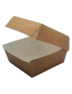 Caja kraft hamburguesa...