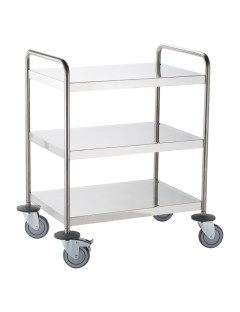 Carro acero inox 3 bandejas...